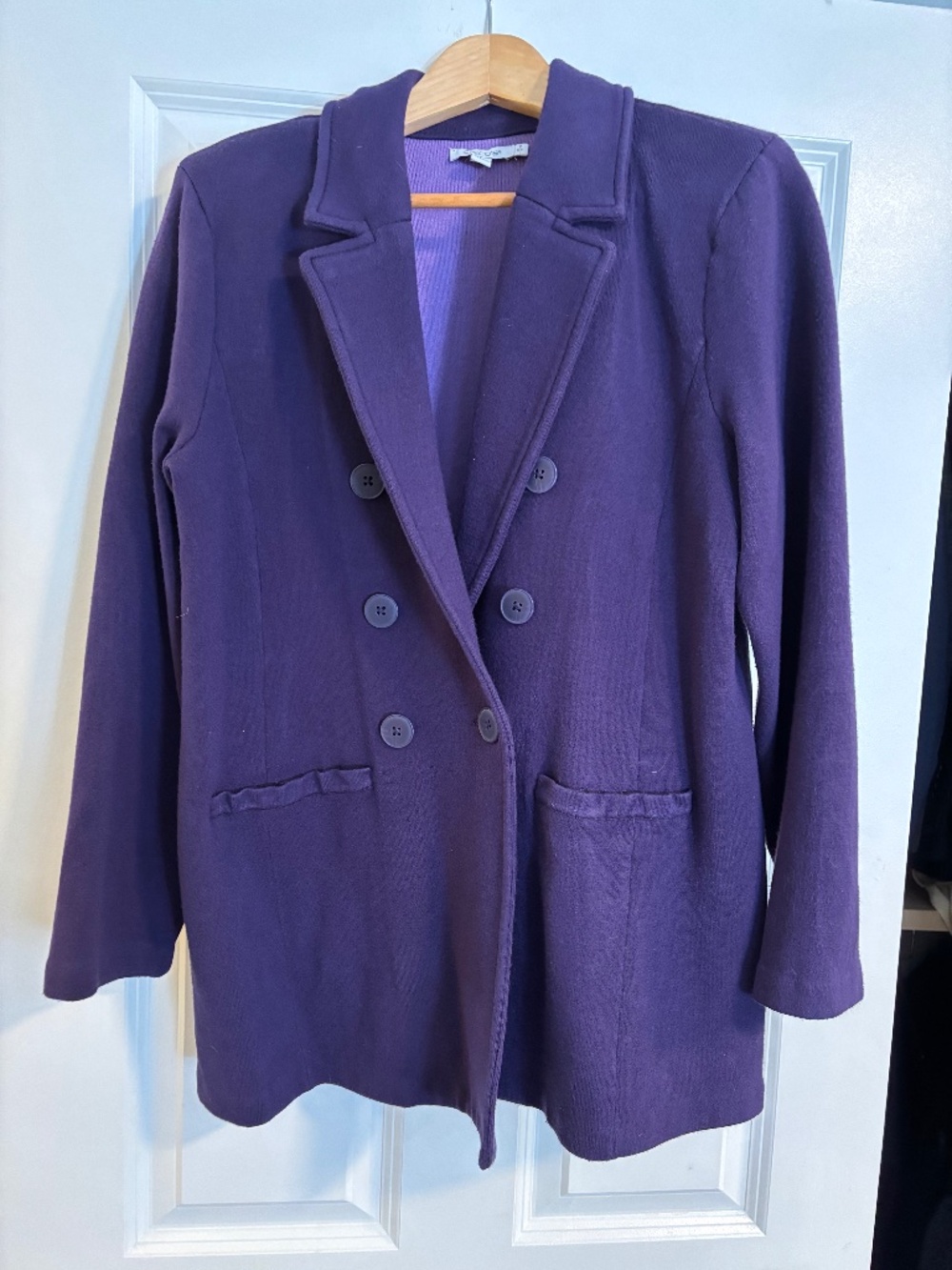 Gorgeous purple knit blazer Chico's size 2 Large